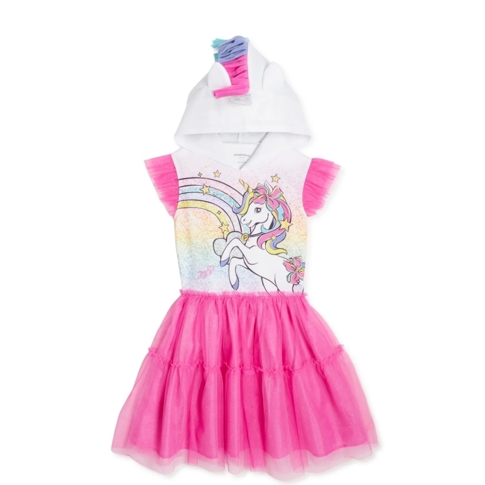 Nickelodeon Girl Pink Unicorn Dress Size 10/12🔥5$ If You Get Bundle🔥